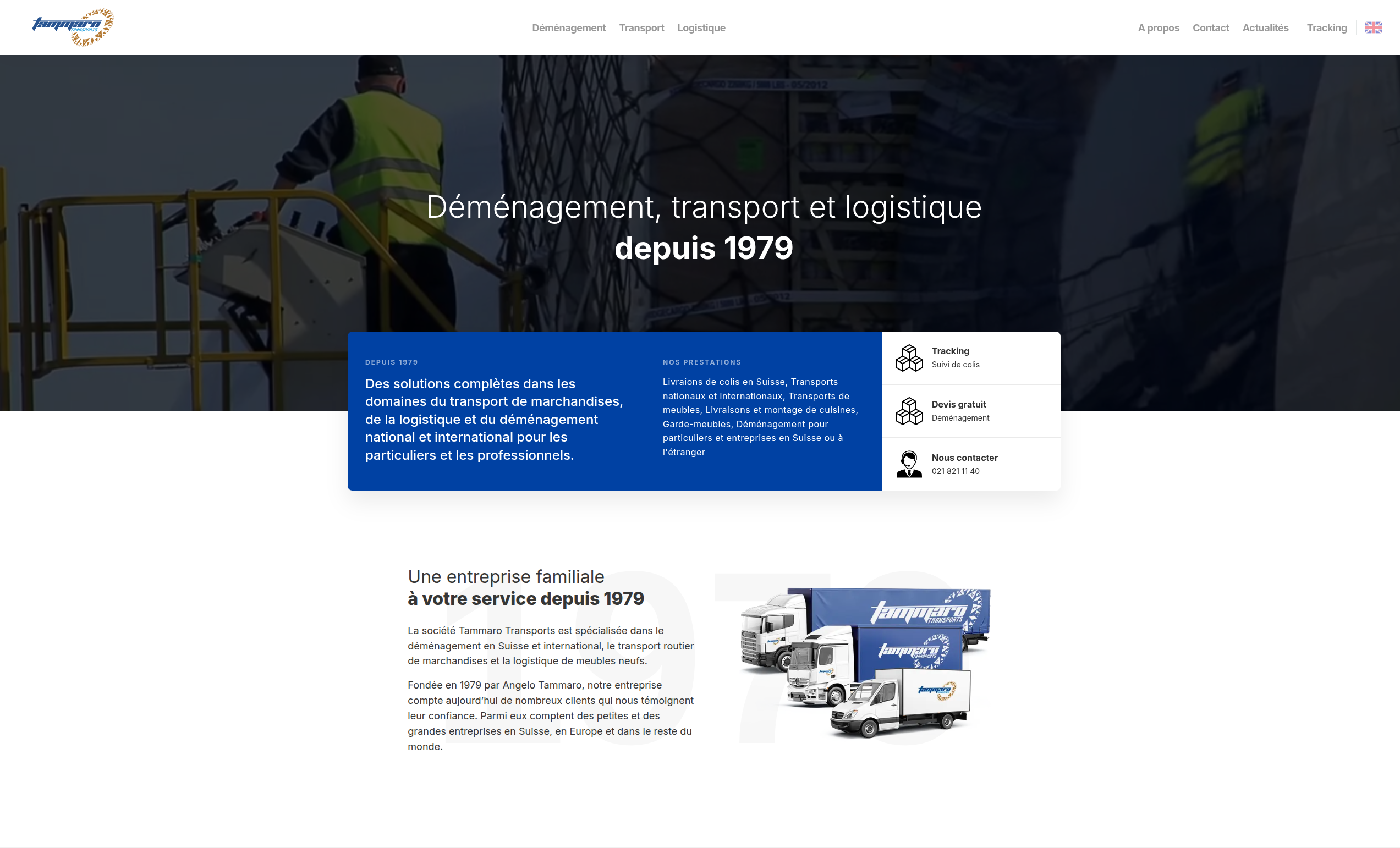 Aperçu de Tammaro Transports